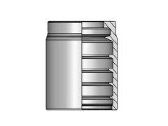 Casquillos alta presión R1-R2 Termoplástica TEFLON