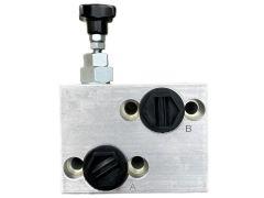 Regulador de caudal sobre motor