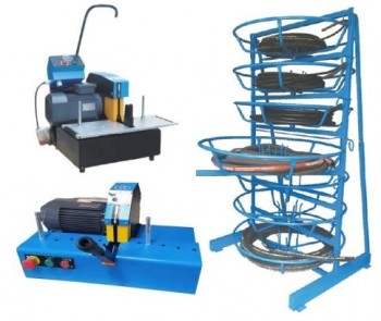 Maquinaria para corte de manguera y portarollos