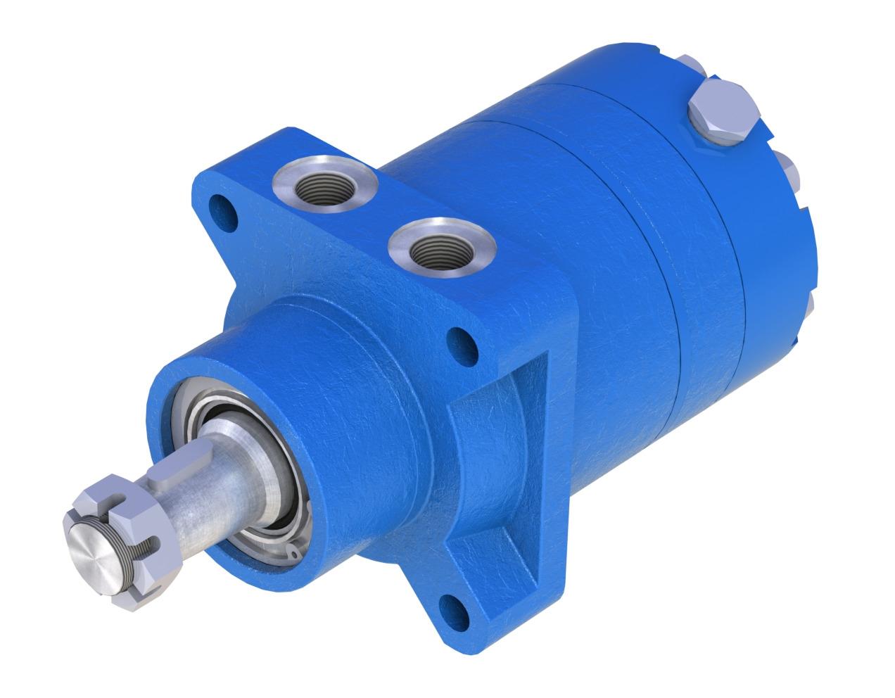 M+S Hydraulische Mini Motor 16mm Gerade Geschlüssel Schaft Mit Seite Ports