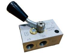 Antirretornos pilotados con palanca